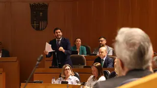 Nolasco contesta a Jorge Azc&oacute;n. Foto: Pilar &Aacute;lvarez
