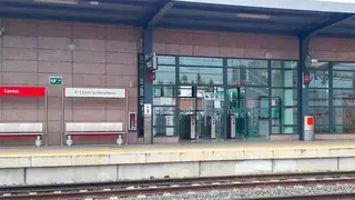 Muere el joven de 22 a&ntilde;os atropellado por un tren en la estaci&oacute;n de Casetas este lunes por la tarde. Foto: A. D.