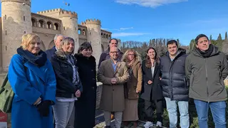 Izquierdo y los miembros de la Ejecutiva. Foto: M.G.D.