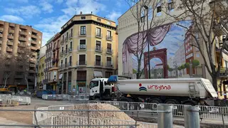 Plaza de San Miguel en obras