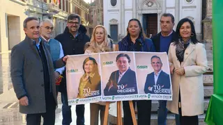 Arag&oacute;n Existe presenta en Zaragoza sus carteles para las elecciones auton&oacute;micas| David Doc&oacute;n