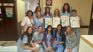 Foto del equipo de Oncolog&iacute;a del Hospital de D&iacute;a del ServetHospital Universitario Miguel Servet
