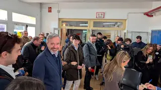 Jorge Azc&oacute;n ha votado este domingo en