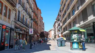 Calle Predicadores de El Gancho de Zaragoza el pasado 5 de febrero. Foto de Archivo: Pilar &Aacute;lvarez