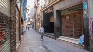 El robo se produjo en la calle del Temple de Zaragoza, en el Casco Hist&oacute;rico. Foto de Archivo: Pilar &Aacute;lvarez