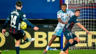 Gomes, en el partido frente al Eibar que el Real Zaragoza venci&oacute; 1-2. Foto: LaLiga