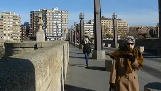 Se esperan rachas de viento de hasta 90 km/h en los pr&oacute;ximos d&iacute;as en Zaragoza, seg&uacute;n la Aemet. Foto de Archivo: Pilar &Aacute;lvarez