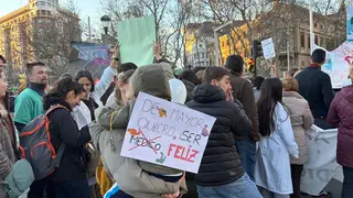 huelga m&eacute;dicos manifestaci&oacute;n