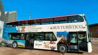 Imagen del bus tur&iacute;stico. Foto: Ayuntamiento de Zaragoza