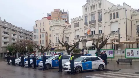 La Polic&iacute;a Local de Huesca ha celebrado la festividad de Santa Cruz, su patrona