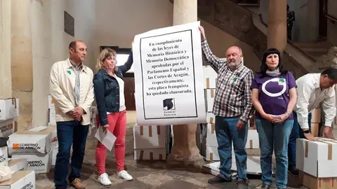 La formaci&oacute;n tambi&eacute;n quiere renombrar distintas denominaciones del callejero oscense