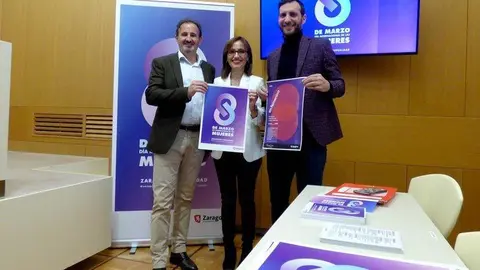 Lor&eacute;n, Anto&ntilde;anzas y Rodrigo han presentado las actividades con motivo del 8M