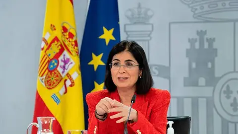 La ministra de Sanidad, Carolina Darias, en imagen de archivo