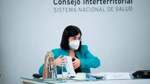 La ministra de Sanidad, Carolina Darias