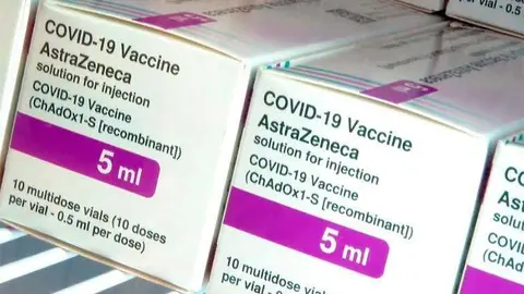 Vacunas de Astrazeneca llegadas a Arag&oacute;n