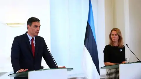 S&aacute;nchez, en Estonia | Foto: Pool Moncloa/Fernando Calvo
