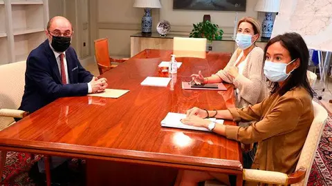 Lamb&aacute;n se ha reunido con la ministra de Transportes, Movilidad, Raquel S&aacute;nchez, y la secretaria de Estado, Isabel Pardo