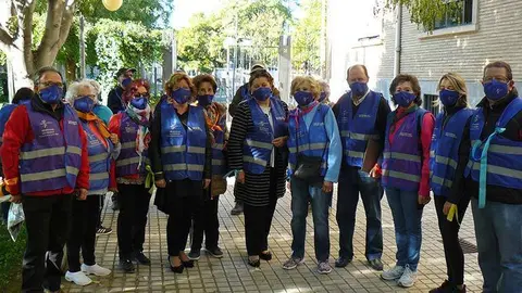 La consejera Broto ha felicitado a los participantes de la Marcha Saludable por "el esfuerzo de los mayores" durante la pandemia