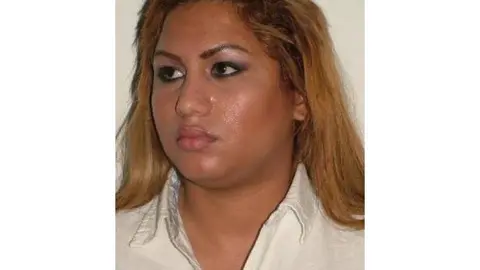 Imagen de la Diabla en la lista de Europe's Most Wanted 