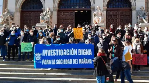 La manifestaci&oacute;n en Zaragoza se ha llevado a cabo en el edifico Paraninfo de la Universidad de Zaragoza