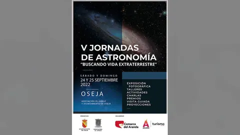 Cartel de las Jornadas Astron&oacute;micas en Oseja