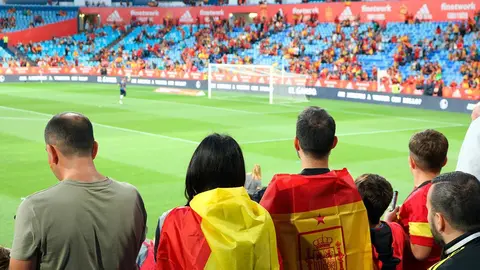 partido de la Selecci&oacute;n Espa&ntilde;ola contra Suiza en La Romareda, Zaragoza