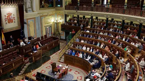El hemiciclo del Congreso durante el Debate sobre el estado de la Naci&oacute;n