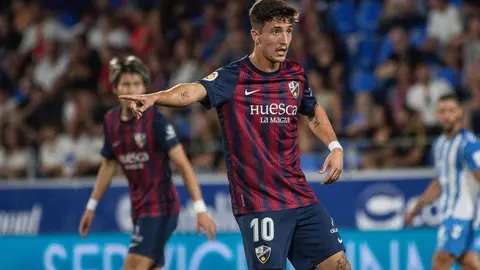 Dani Escriche ha sido titular en los seis primeros partidos | Foto: SD Huesca
