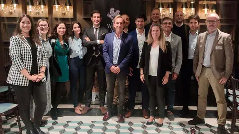Foto de familia de los representantes aragoneses