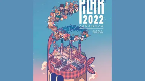 Cartel Fiestas del Pilar 2022