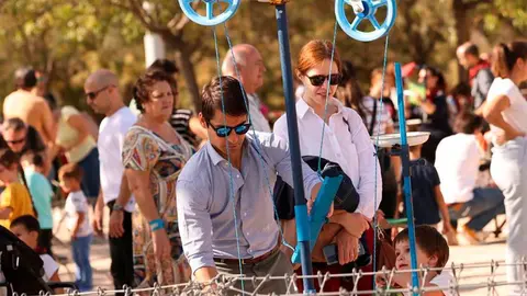Ni&ntilde;os jugando en Expo R&iacute;o y Juego