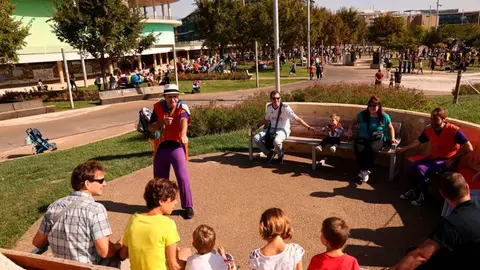 Ni&ntilde;os jugando en Expo R&iacute;o y Juego
