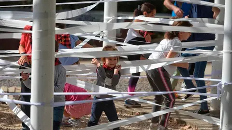 Ni&ntilde;os jugando en Expo R&iacute;o y Juego