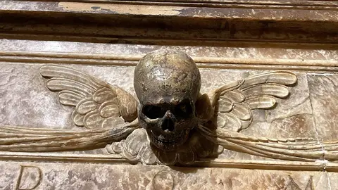 Calavera en la Iglesia de San Pablo