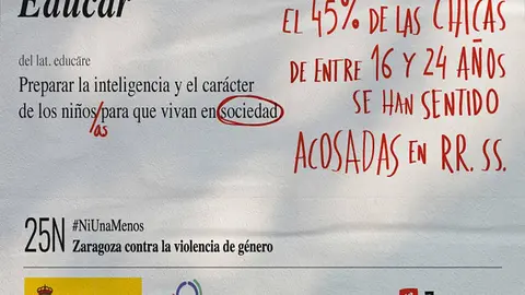La campa&ntilde;a se basa en tres palabras relacionadas con el respeto a la mujer