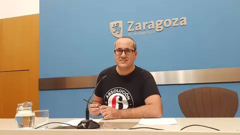 El concejal de Zaragoza en Com&uacute;n Alberto Cubero