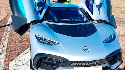 Mercedes-AMG pillado por la Guardia Civil