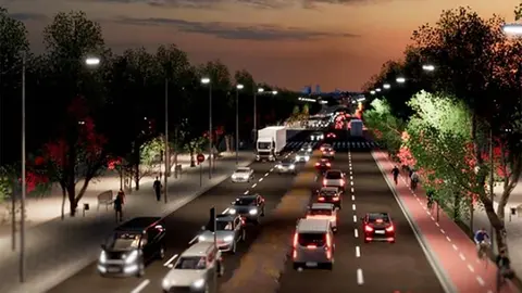 La N-232 se convertir&aacute; en una avenida urbana con carril bici, alumbrado y &aacute;rboles
