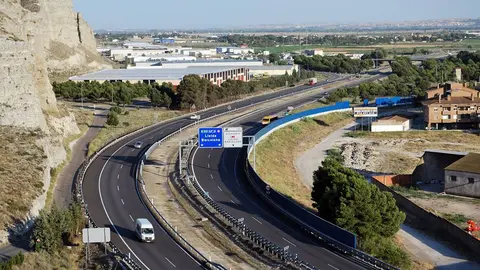 vista a&eacute;rea autopista