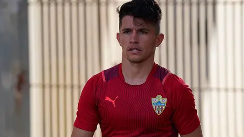 Nieto, en una pretemporada con el Almer&iacute;a