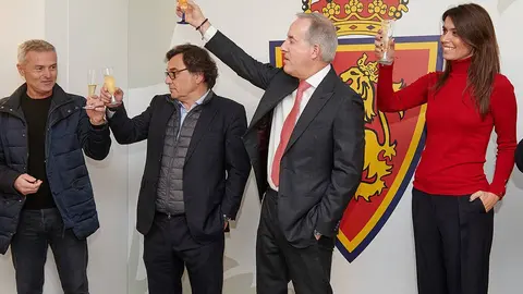 Jorge Mas, en el brindis con la directiva
