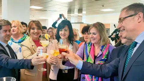 brindis inauguraci&oacute;n Centro de Innovaci&oacute;n Gastron&oacute;mica de Arag&oacute;n