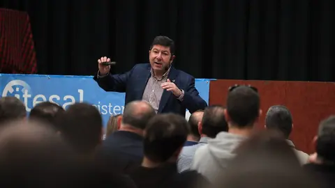 Armando Mateos, durante el acto de este viernes 
