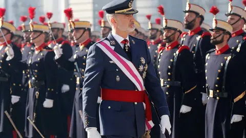 El Rey, durante la Pascua Militar. Imagen: Casa del Rey