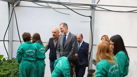Visita del Rey al IES Ram&oacute;n y Cajal 