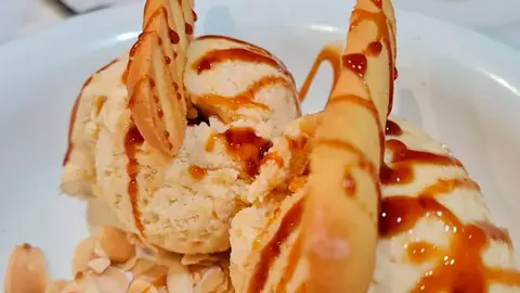 helado del melocot&oacute;n de calanda