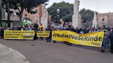 La marcha ha recorrido la calle Predicadores, con una gran presencia de los vecinos del barrio