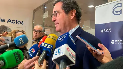El presidente de la CEOE, Antonio Garamendi