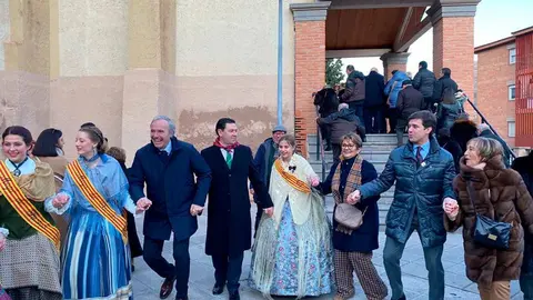 Azc&oacute;n ha participado en las fiestas en honor a San Babil, en Illueca