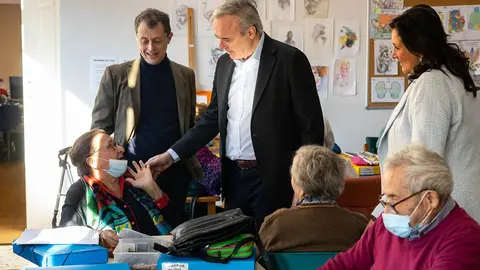 Jorge Azc&oacute;n en la Fundaci&oacute;n La Caridad